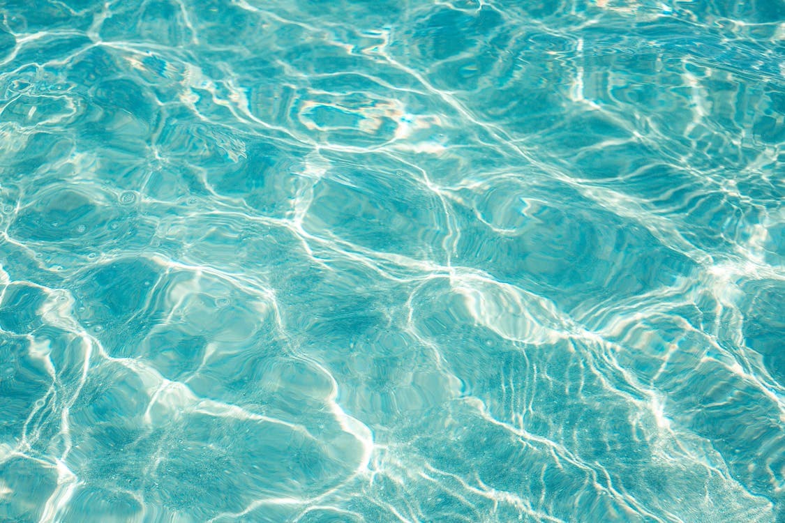 Crystal clear swimming pool